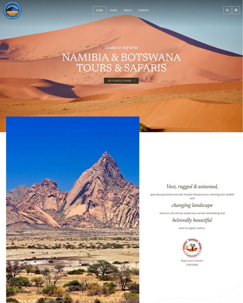 Self-Drive-or-Guided-Namibian-Tours-website-design